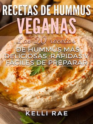 cover image of Recetas de hummus veganas